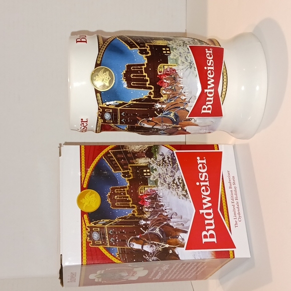 Budweiser Other - 2020 Anheuser Busch Budweiser Beer Stein Mug! 🌲